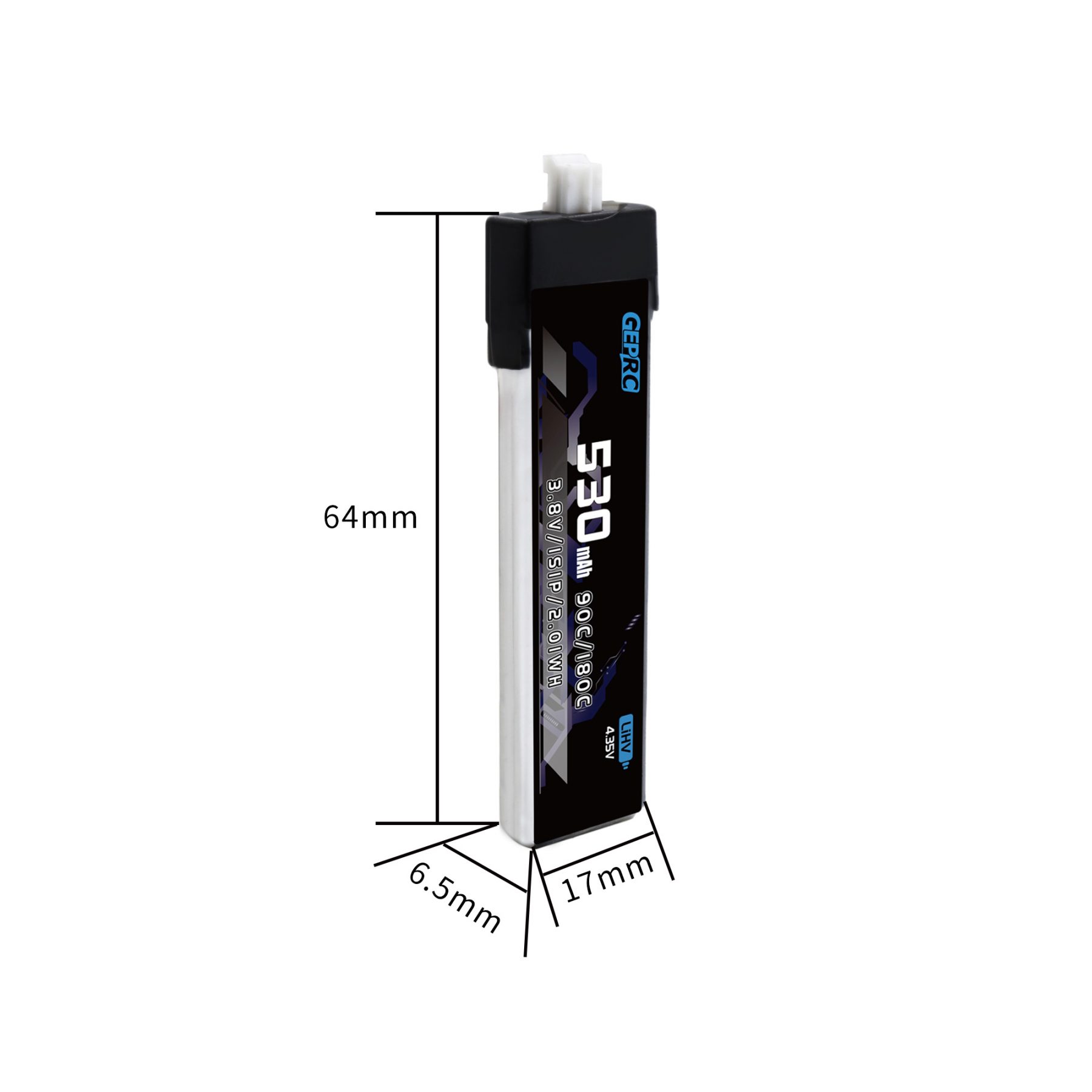 GEPRC 1S 530mAh Batteries (2pcs) for GEPRC TinyGo