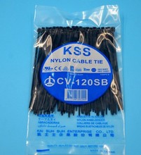 Nylon Cable tie KSS CV-100B (100mm x 2.5mm) - Black 100pcs