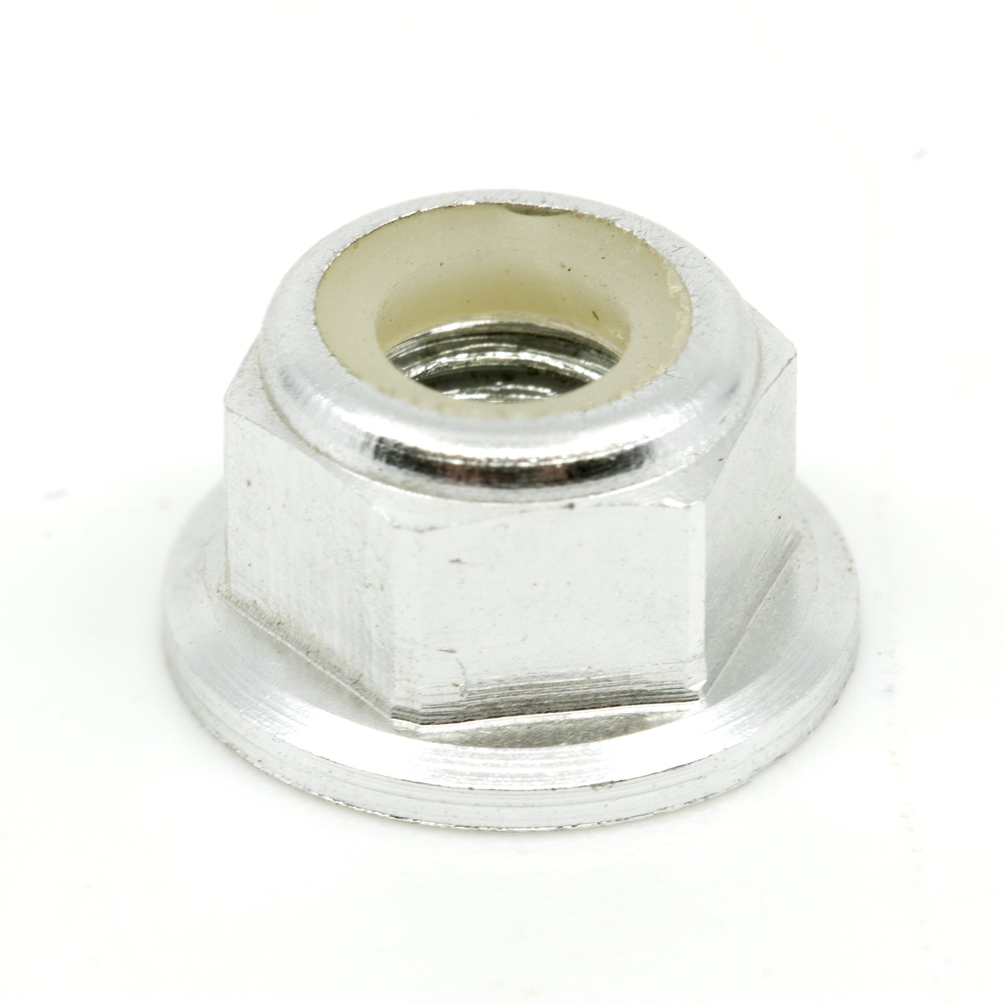 M5 Clockwise Aluminum Lock Nuts - Silver (4pcs) for Motors