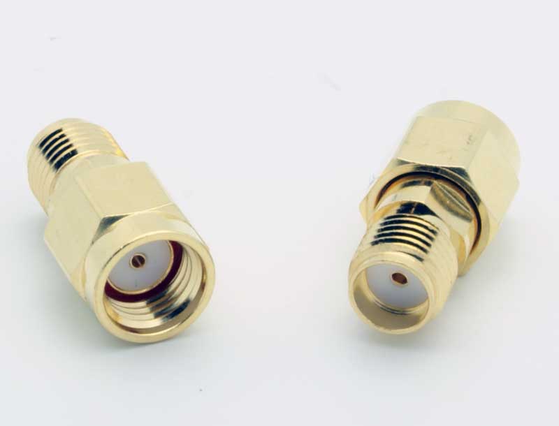 RPSMA Male to SMA Female RF Coaxial Adapter Connector
