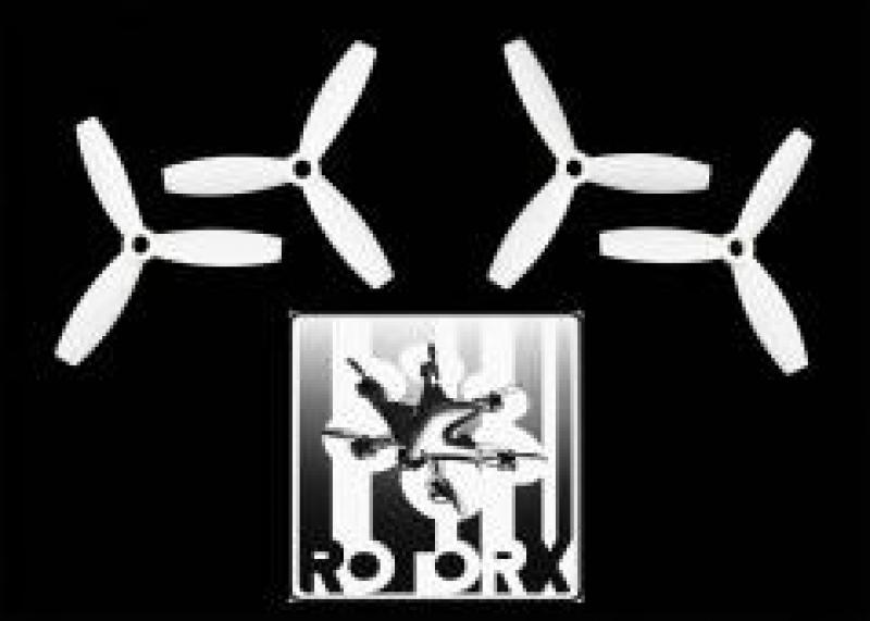 ROTORX RX3040TW 3 " TRIBLADE PROPELLERS - WHITE