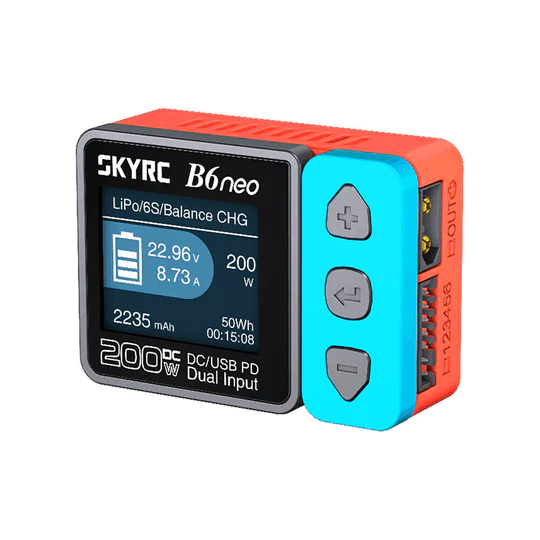 SkyRC B6 Neo 200w DC Smart Charger - no Power Supply