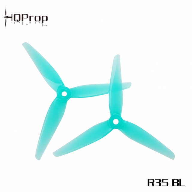 HQ Racing Prop R35 (2CW+2CCW)-Poly Carbonate - Blue