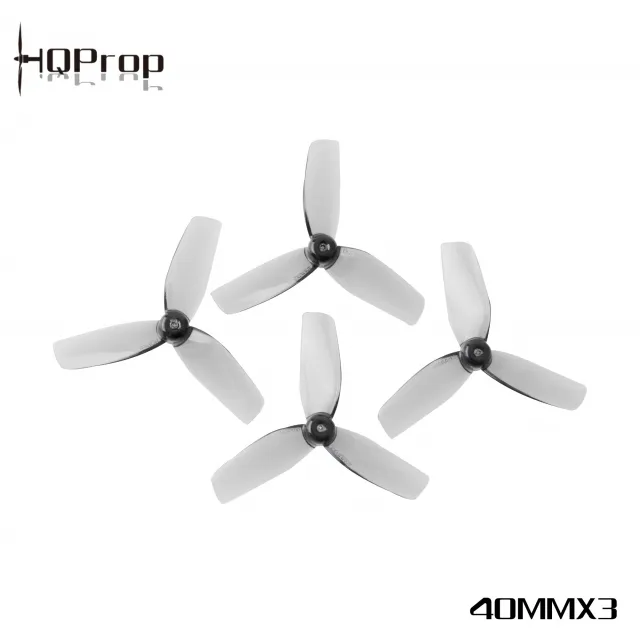 HQ Micro Whoop Prop 40MMX3 Grey (2CW+2CCW)-Poly Carbonate 1.5mm HQ Micro Whoop Prop 40MMX3 Grey (2CW+2CCW)-Poly Carbonate 1.5mm