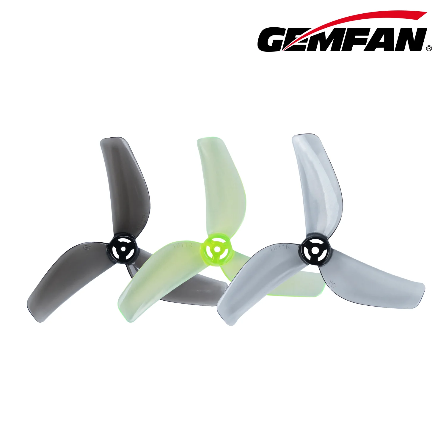 GEMFAN 45mm 1811 PC 3 Blade (available color depends on stock)