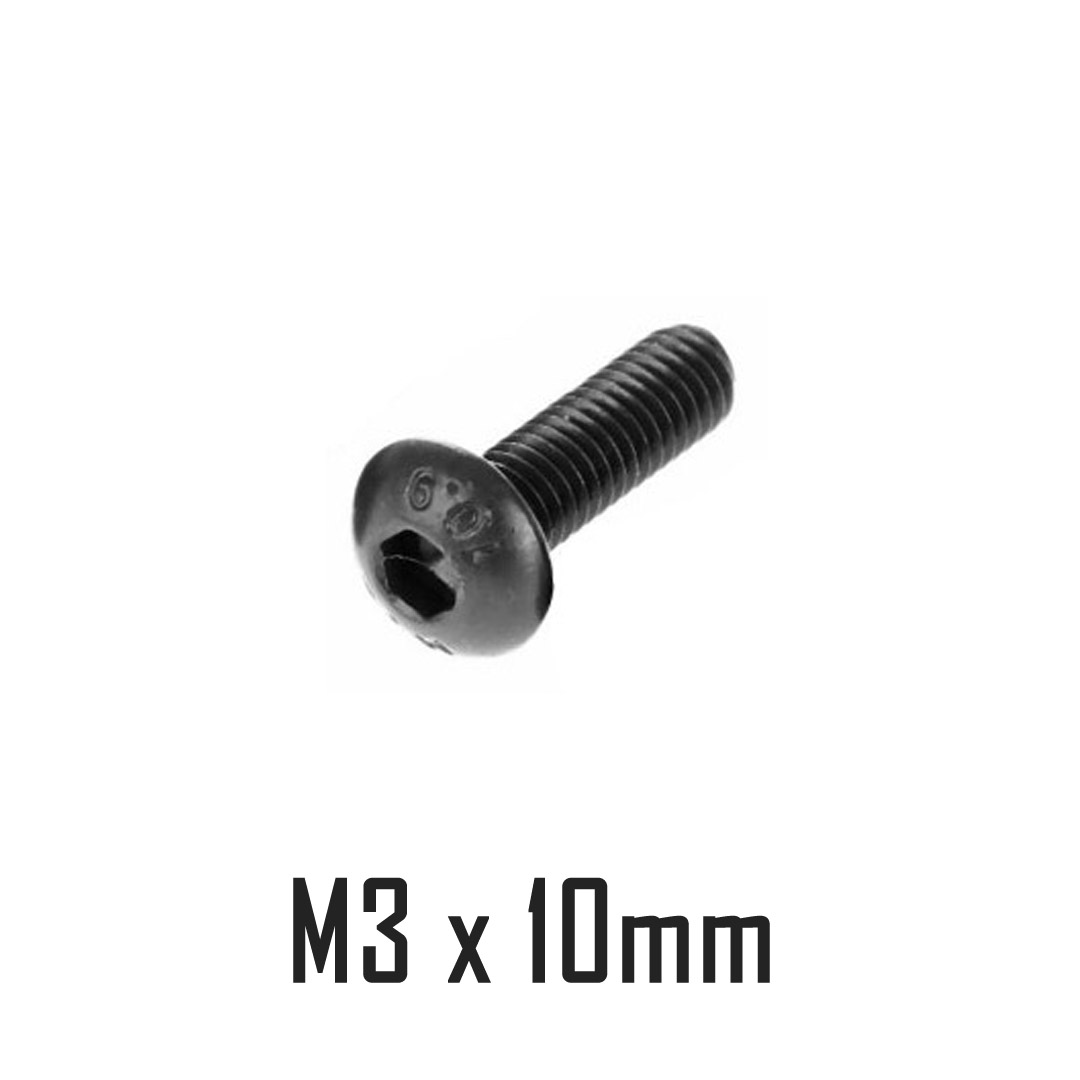 M3 Steel Bolt 10mm Hex Socket Cap Screw 5pcs
