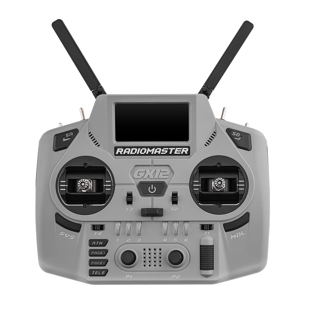 Radiomaster GX12 Crush Radio Controller (ELRS / M2) - Iron Grey