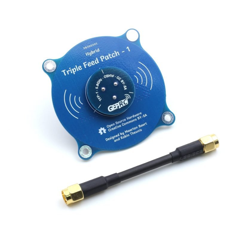 GEPRC Triple Feed Patch-1 5.8GHz CP FPV Antenna (RP-SMA Male)