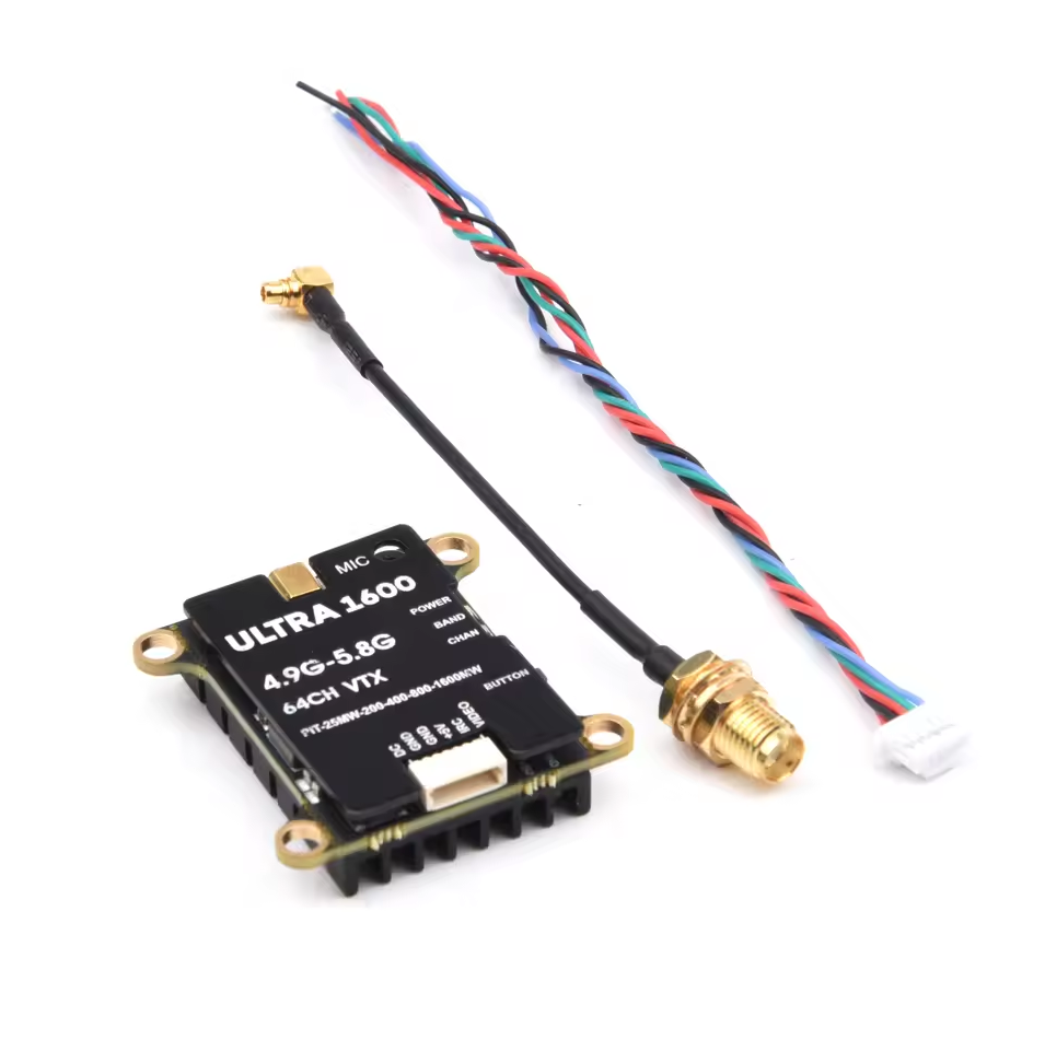 Ultra 1W6 4.9G-5.8GHZ 64CH 1600mW FPV VTX