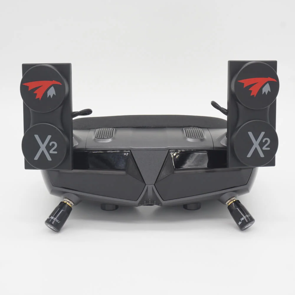 TrueRC X²-AIR 5.8 MK II pair for Walksnail X LHCP, Combo stubby