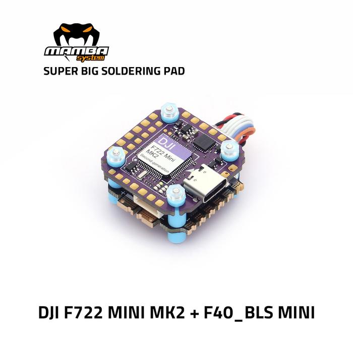 Diatone MAMBA DJI F722 Mini MK2 40A 2-6S 8bit FC Stack