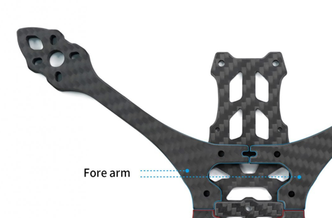 GEPRC MK5 Frame Parts - Front Arm