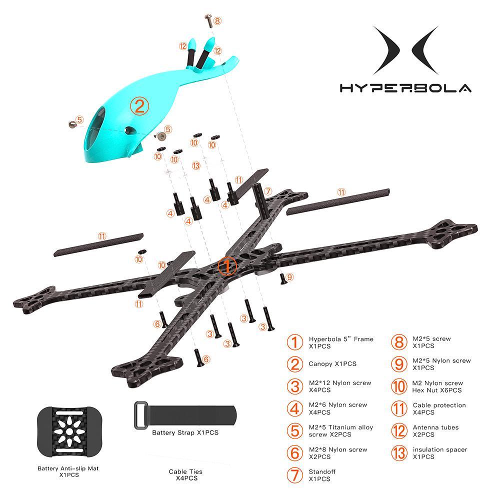 BrotherHobby Hyperbola 5" Frame