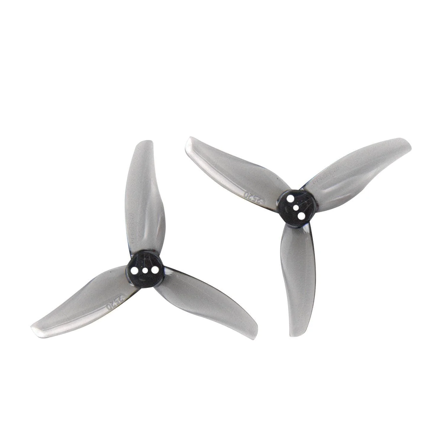 Gemfan Hurricane 2520-3 TriBlade 2.5" Prop 8 Pack (1.5m) Grey