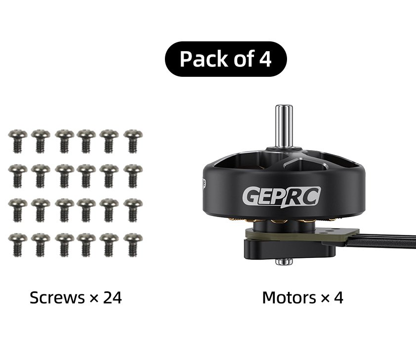 GEPRC SPEEDX2 1003 14800KV Motor 4pcs pack for Darkstar16