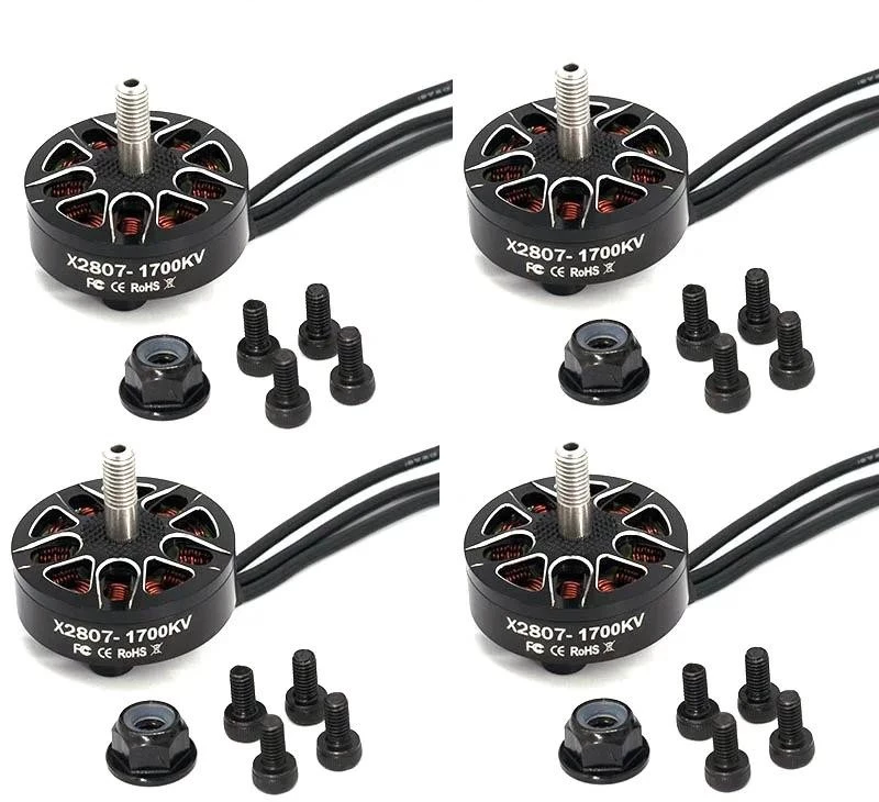 2807 1300kv Motor for 6 7 or 8inch Drone 4pcs
