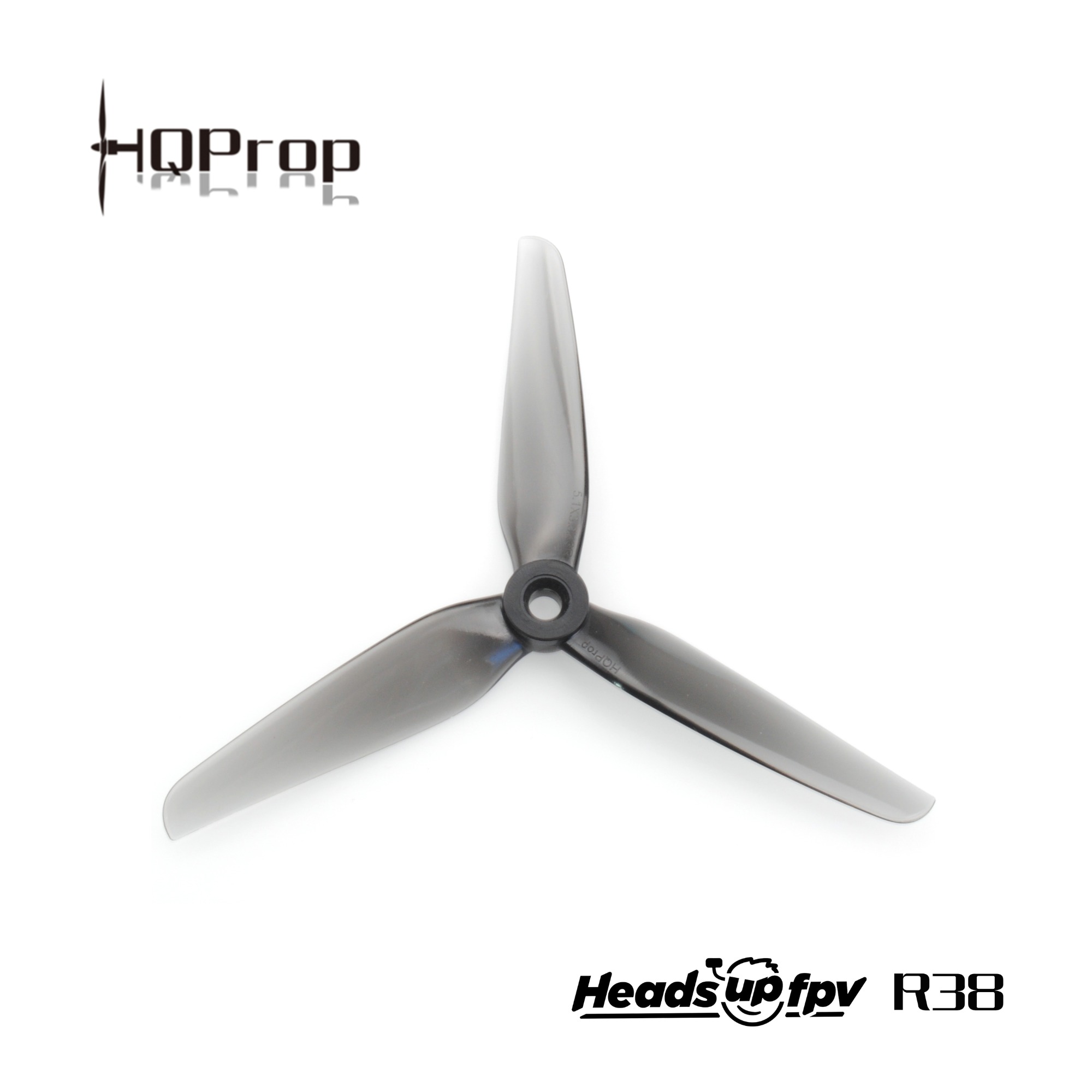 HQProp R38 HeadsUp Racing Gray 5.1x3.8x3 Prop 4 Pack HQProp R38 HeadsUp Racing Gray 5.1x3.8x3 Prop 4 Pack