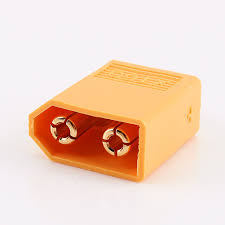 XT60 Male Connector Device side - Yellow (1 pc)