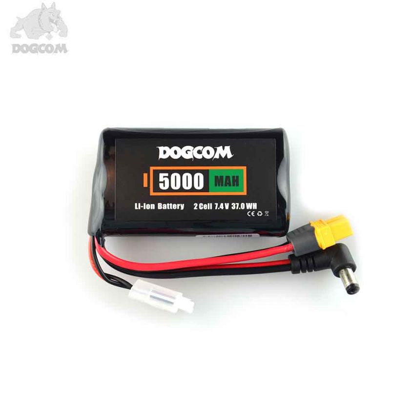 Dogcom 21700 Li-ion 5000mAh 2S1P 7.4V with XT60 DC5.0 Goggles