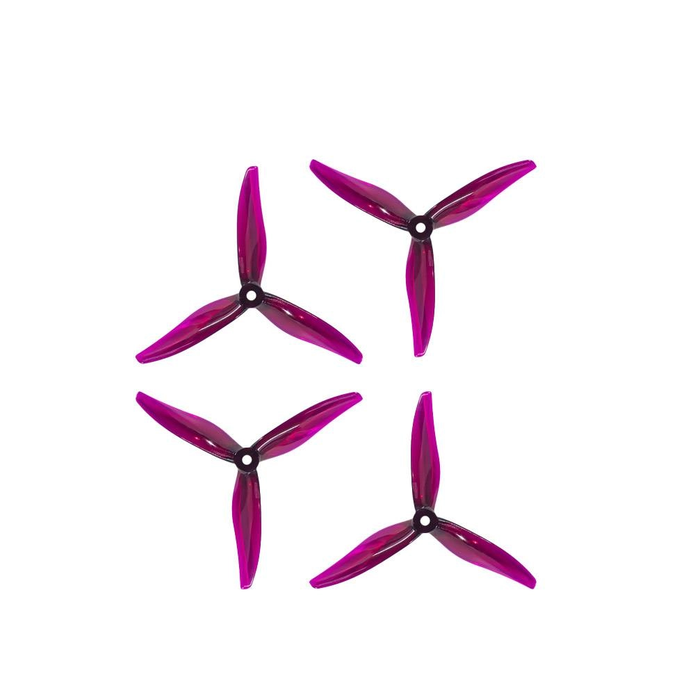 Gemfan Hurricane MAX 51377 3-Blade Propeller (4pcs) - Magenta