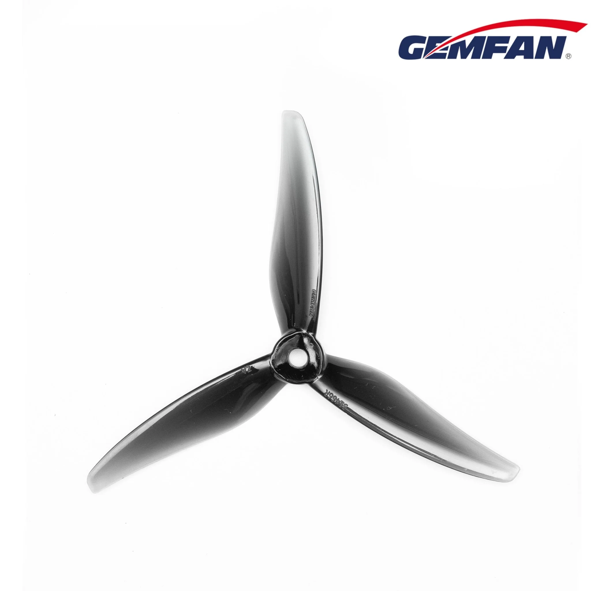 Gemfan Hurricane 51466 V2 3-Blade Propeller - Midnight Gray